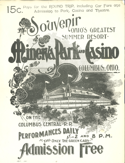 Minerva Park and Casino flyer