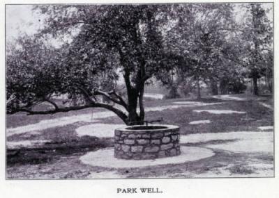 photograph of the park well 